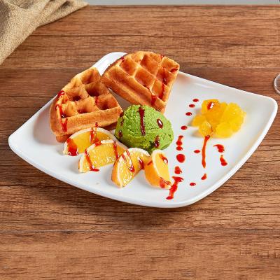 China Freshness Fake Food Belgian Waffle Model Permanent Display For Shooting Props for sale