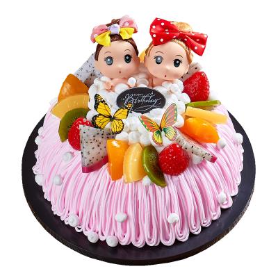 China Europe Customized Artificial Fake Kids Birthday Cake Factory In China for sale