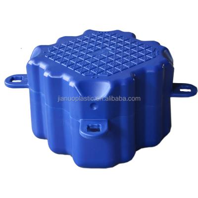 China Water Project Anti-slid Plastic Floating Pontoon Cube Floating Dock Plastic Beacon for sale