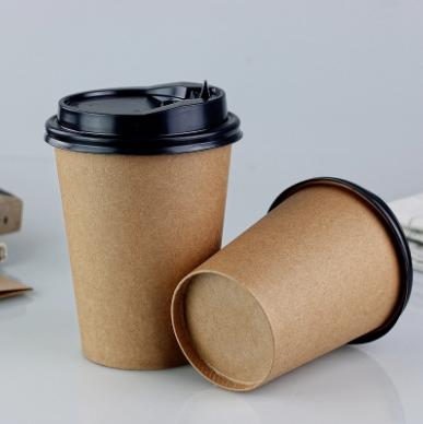 China PE Tea Coffee Double Biodegradable Disposable Wallpaper Cup for sale