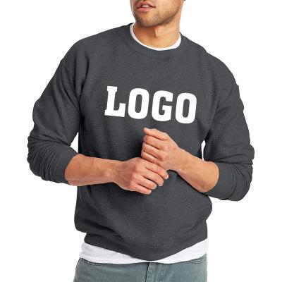 China Oversized Custom Graphic Print Sweatshirt Anti-Wrinkle Man's Fleece Long Sleeve Crewneck Pullover for sale