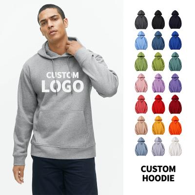 China Anti-Wrinkle Custom Design Thermal Warm Hooded Sweatshirt Sports Hooded Fleece Pullover Winter Hoodies Winter Workout Hoodie White White Color for sale