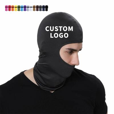 China breathable & Waterproof 100% Cotton Balaclava Motorcycle UV Cooling Ski Scarf Face Mask Summer Neck Cuff Protector For Men for sale