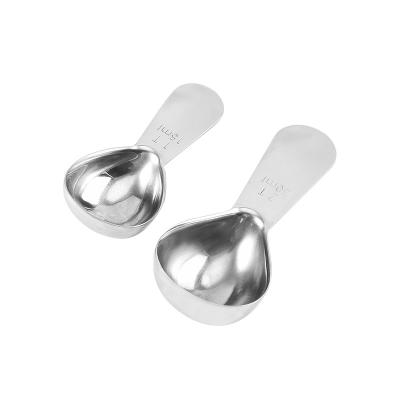 China STAINLESS STEEL TRIANGLE SPOON Steel15ml 30ml Viable Stainless Coffee Scoop Tablespoon for sale