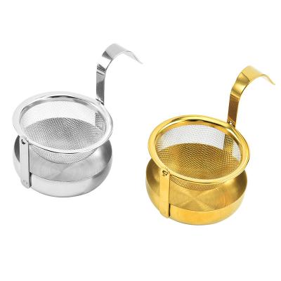 China WITH LID 304 Eco Food Grade Stainless Steel Mesh Tea Leak, Tea Infuser, Tea Strainer With Lid for sale