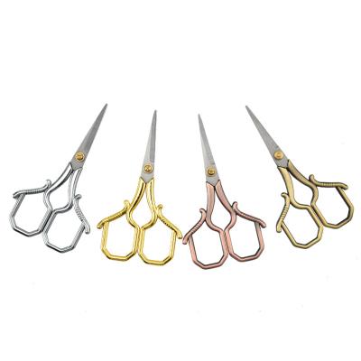 China Used for cutting fabric thread ends retro stainless steel vintage embroidery best-selling sewing scissors for sale