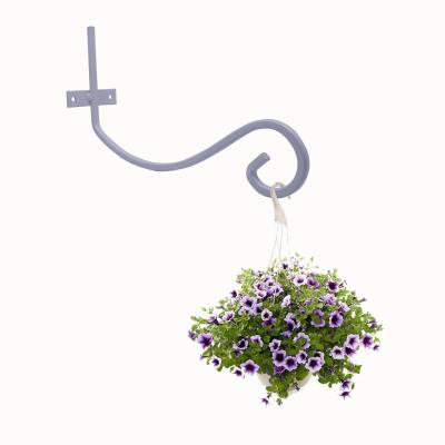 China Well Selling Minimalist Indoor Outdoor Metal Garden Hanging Plants Frame Wall Planter Hook for sale