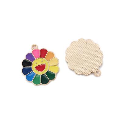 China Lapel Pin China Manufacturer Iron Zinc Alloy Metal Custom Flower Shaped Enamel Blank Keychains For Sale for sale