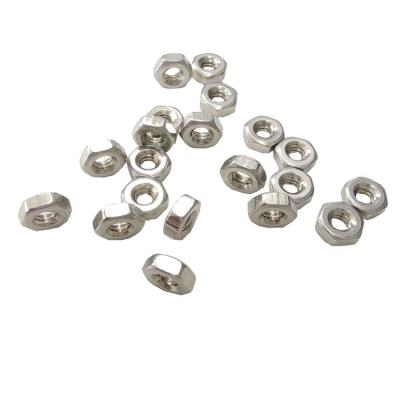 China Stainless steel Factory wholesale 304 hex nut stainless steel M2 hex nut for sale