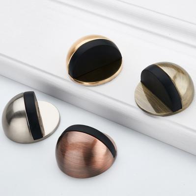 China Protect Your Door From Damage Heavy Duty Magnetic Door Stopper Stainless Steel Door Stopper With Chrome Polish Design for sale