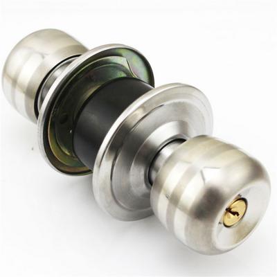 China 35mm-50mm Balcony Handle Door Cylinder Ball Lock Two Way Pull Round Knob for sale