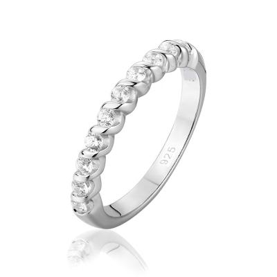 China Long Life CLASSIC Sterling Silver Ring High Quality 925 Ladies Fashion Rings for sale