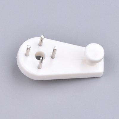 China Creative Home Decoration Stocked No Trace Wall Mounted ABS Buttons Horologe Traceless Hooks for sale