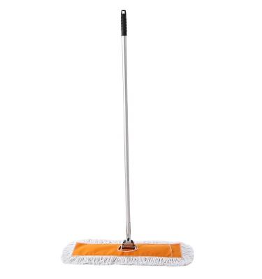 China Durable Most Popular Telescopic Stainless Steel Microfiber Household Flat Mop for sale