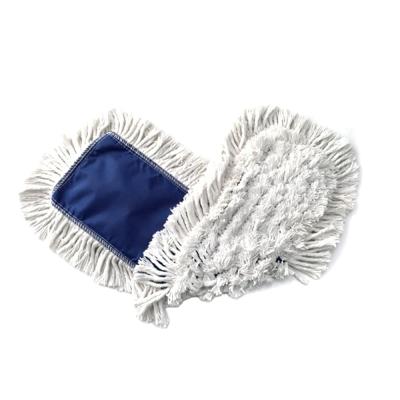 China Viable Flat Floor Mop Head Refill Dust Mop Cotton Dust Mop Cleaning Replacement Replacement for sale