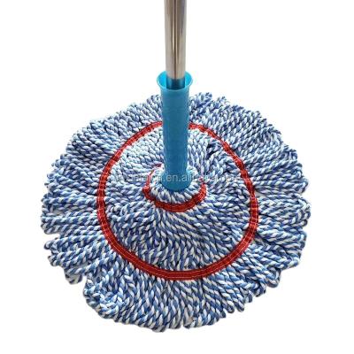 China China Sustainable Household Supplier Xingtai Microfiber Cleaning Products Twist Mop With Replacement Heads for sale