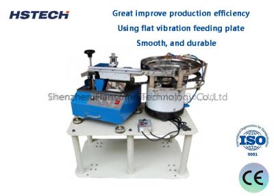 China Grote verbetering van de productie-efficiëntie Flat Vibration Feeding Plate Auto losse condensator loodvormende machine Te koop