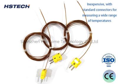 China PtRh30-Ptrh6 WRR B Thermocouple with Connector TD Plugs SR Type Ceramic Plastic for 0-1800°C Use Temperature for sale