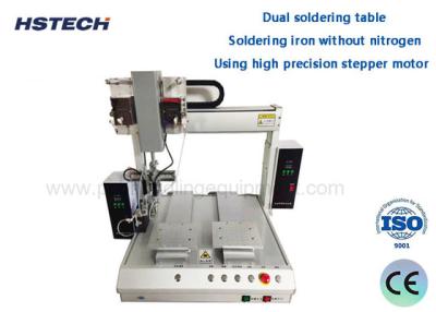 중국 Single Head Dual Soldering Tips Tabletop Soldering Machine Automatic Soldering Robot 판매용