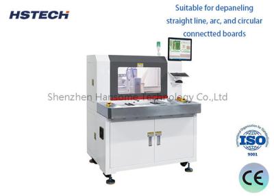 China High Precision Double Platform Manual Door PCB Router Machine For PCBA Assembly for sale