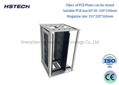 China ESD Antistatic PCB Magazine Rack Metal Anti Heat PCB ESD SMT Magazine Rack for sale