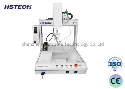 China Robotic Soldering Automatic Desktop 4 Axis Soldering Robots Soldering Machine For PCB Weding for sale