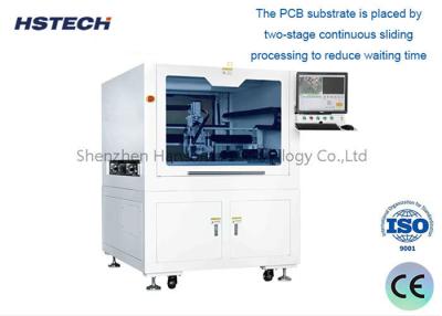 China High Security Double Platform Manual Door PCB Router Machine for PCBA Manufacturing for sale