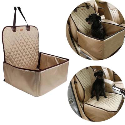 China Travel Car Armrest Pet Safety Seat Dog Car Seat Cover Pet Hammock Seat Protector Pet Hammock For Car for sale