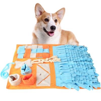 China Hot Selling Sustainable Amazon Cat Bed Feeding Training Pet Snuffing Mat Blanket Pet Snuffle Nose Mat Work For Dogs for sale