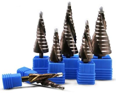 China For Metal HSS M35 Cobalt Step Drill Bit Set With Plastic Box for sale