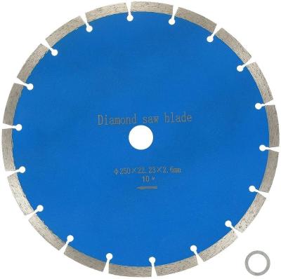 China For Cutting Marble Granite 250mm Wet & Dry Cutting Segment Diamond Saw Blade For Masonry Marble Concrete Tile for sale