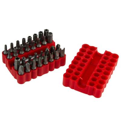 China Home Use And Tamper Proof Screwdriver Bit 33Pc Outdoor Security Bit With Extension Bit Holder Magnetic Hex Star Key Drill for sale