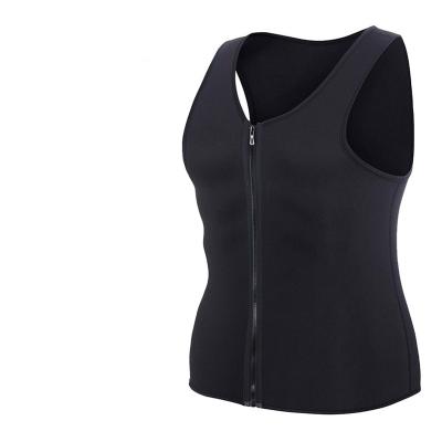 China Slimming Suit Neoprene Sauna Sweat Waist Trainer Sauna Vest For Slimming Weight Loss With Adjustable Waist Shaper Belt for sale