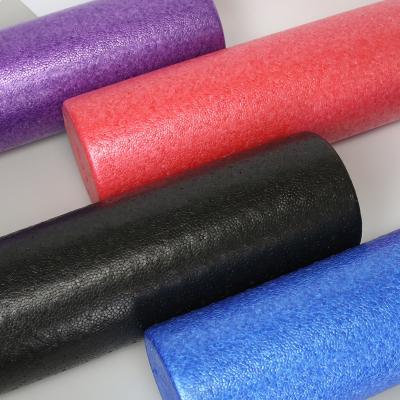 China Durable Wholesale Custom High Density Round Massage PPE Yoga Foam Roller Set 90cm Storage 2 In 1 for sale