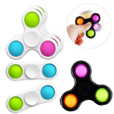 China Ble For All Kinds Of People 2021 New Top Decompression Hand Press Single Fingertip Spinning Hot-selling Toy for sale