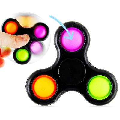 China Ble for All Kinds of Simple Sensory Noise Bubble Sensory Push Finger Spinner Effort Finger Spinner Hand Spinner Finger Toy Finger Gyro Compass Push Toy People for sale