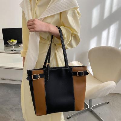 China Other Fashion Women's PU Leather Shoulder Handbag Lady Hand Bag Luxury Designer Tote Bags for Women for sale