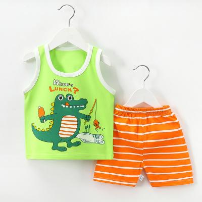 China Soft Low Price Pure Cotton Kids Clothes Sets Children's Thobe With Vest Kids Vest Of Character for sale