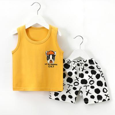 China Soft Professional Children's Clothing Production Vest Suit Children Summer In China for sale