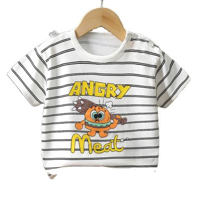 China Child Anti-Shrink T-shirt Short Sleeve T-shirt Supplier Factory Price Baby Short Sleeve T-shirts for sale