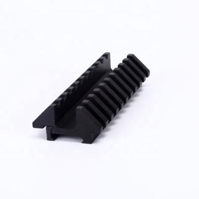 China Aluminum AR15 Parts Regular 45 Degree Mount Rail Slope Profile Picatinny Rail Gas Block for sale