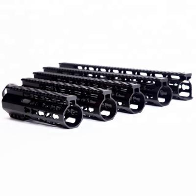 China Outdoor Sports Max 0 Produced 308 AR10 QUADRAILS Keymod Handguard Patented Barrel Nut 7