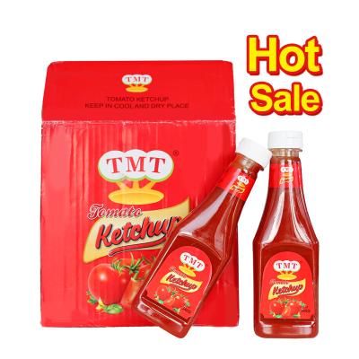 China Wholesale Tomato Sauce Foods Cooking Ketchup Plastic Bottle Specification 340gram And 5kg Ketchup for sale