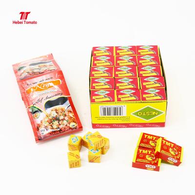 China South Africa Dry Tasty Seasonings Bouillon Cube Seasoning Chicken Bouillon Cubes Manufacturer for sale