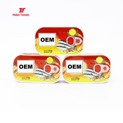 China Halal Canned Sardines Fish In Tomato Sauce / Canned Mackerel Fish In Tomato Sauce for sale