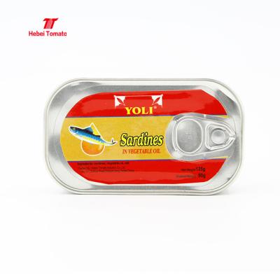 China Factory Price Canned Canned Fish Food Canned Sardine Tuna Mackerel In Tomato / Oil Sauce for sale