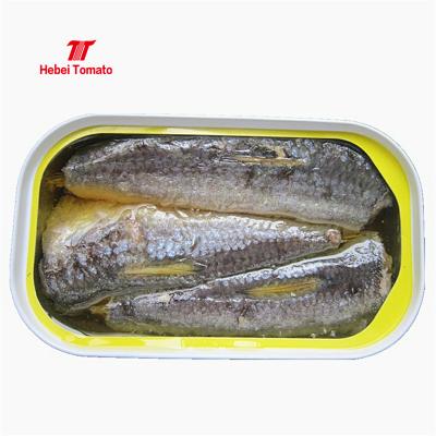 China Top Grade Canned Tinned Fish Canned Mackerel In Brine / Natural Oil /Tomato Sauce for sale