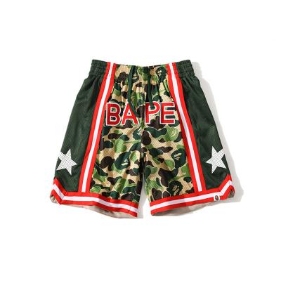 China Anti-Wrinkle Fitness Gym Shorts High Waist Casual Men's Basketball Sports Shorts Retro for sale