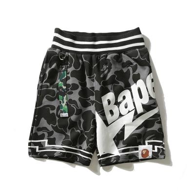 China High Quality Anti-Wrinkle Wholesale Bape Camouflage Shark Shorts Mens Cotton Shorts for sale