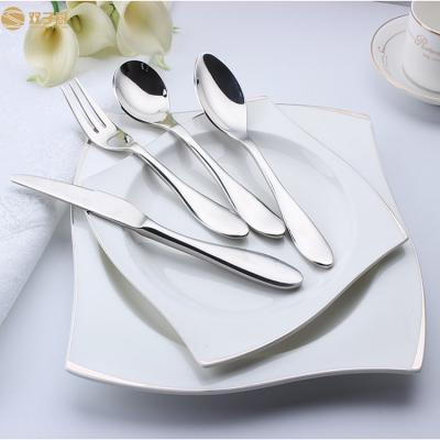 China Sustainable Durable Dinnerware Stainless Steel Silverware Set Dinner Fork for sale